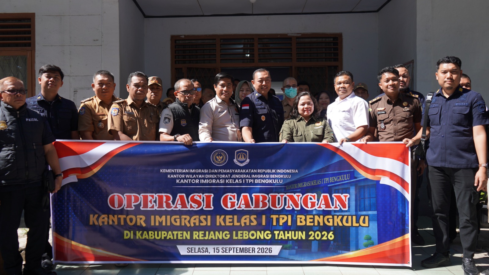 Operasi Gabungan Digelar di Rejang Lebong, Imigrasi Bengkulu Perkuat Sinergi Pengawasan Orang Asing