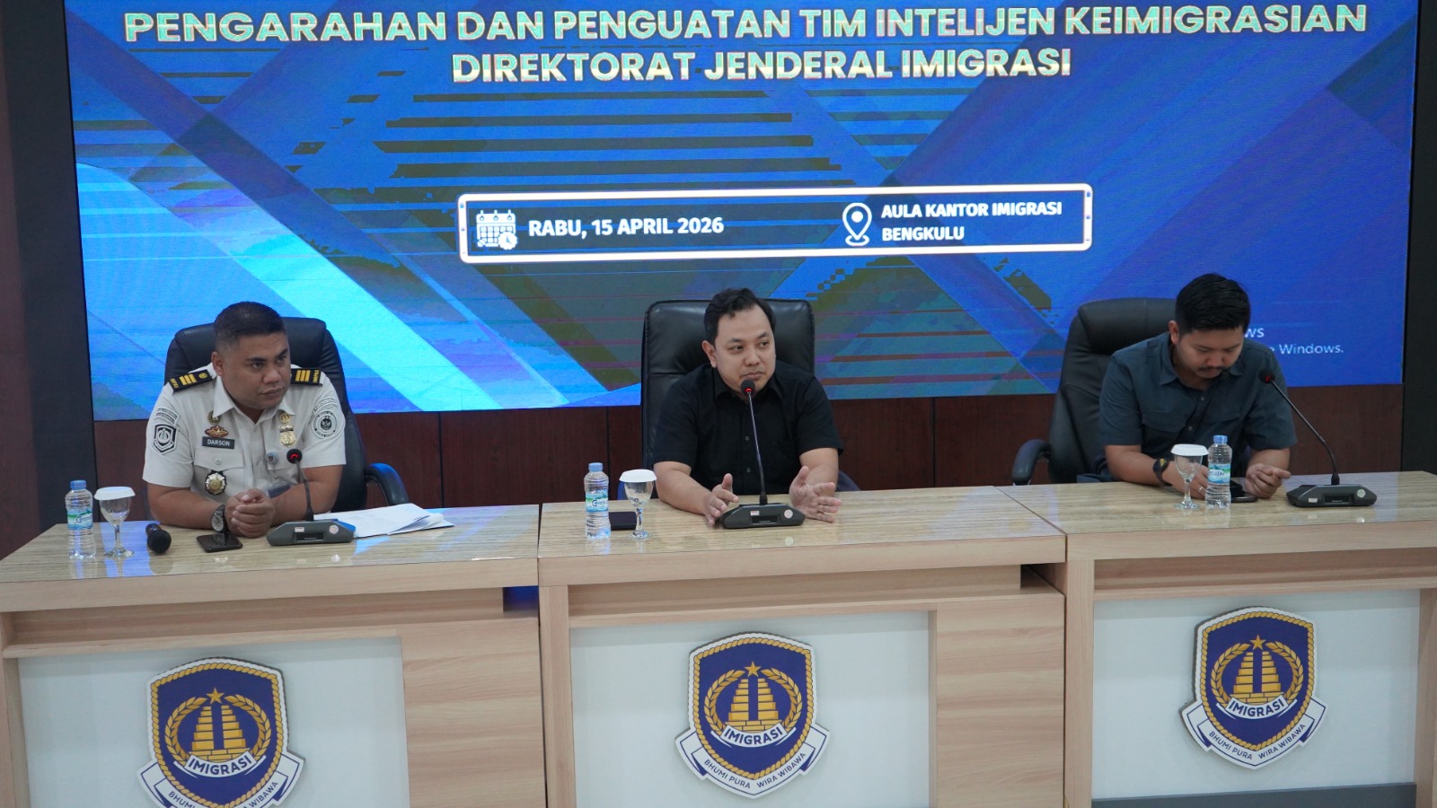 Perkuat Kualitas Intelijen, Kantor Imigrasi Bengkulu Ikuti Monitoring dan Evaluasi dari Tim Intelijen Keimigrasian Direktorat Jenderal Imigrasi